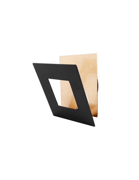 Applique Murale LED 24W 1680LM 3000K Aluminium Noir/Or - Mantra- Dalia