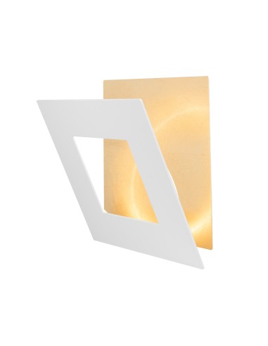 Applique Murale LED 40W 2800LM 3000K Aluminium Blanc/Or - Mantra- Dalia