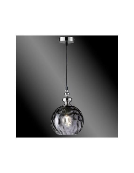 Suspension Led Uller verre fumé ronde - Fischer & Honsel Leluminaireled.com