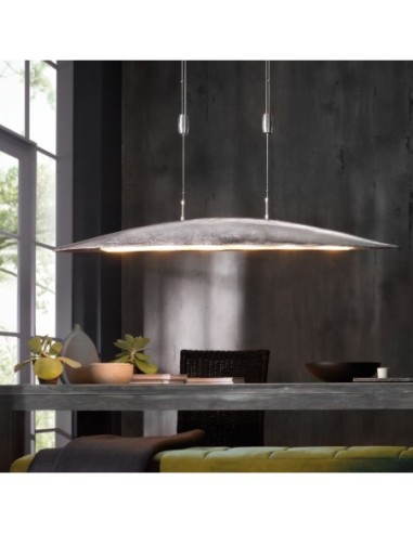 Suspension Led métal et verre Colmar 140 - Fischer & Honsel Leluminaireled.com