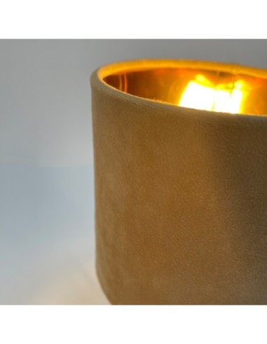 Lampe de table Aura moutarde - Fischer & Honsel Leluminaireled.com