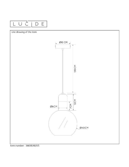Suspension intérieure Led Julius ronde - Lucide Leluminaireled.com