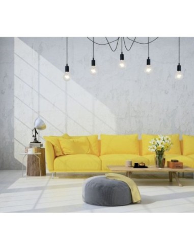 Suspension type araignée multi douilles silicone - Lucide - Fix Leluminaireled.com