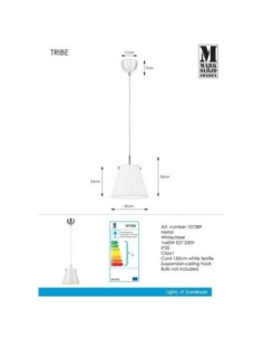 Suspension Led Tribe grise - Markslöjd Leluminaireled.com 2