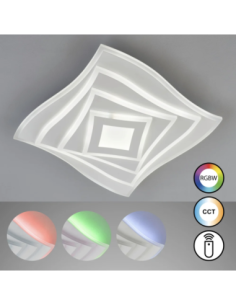 Plafonnier/applique Led CCT RGB Hero - Fischer & Honsel
