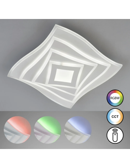 Plafonnier/applique Led CCT RGB Hero - Fischer & Honsel