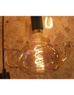 Ampoule décorative Led à filament E27 Tea ambrée - Sampa Helios Leluminaireled.com 2