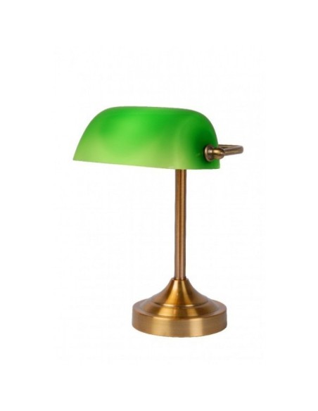 Lampe de table / bureau Led Banker verte - Lucide Leluminaireled.com