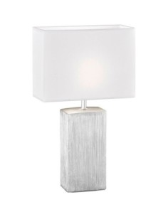 Lampe de table Flens grand modèle  grise et blanche - Fischer & Honsel Leluminaireled.com