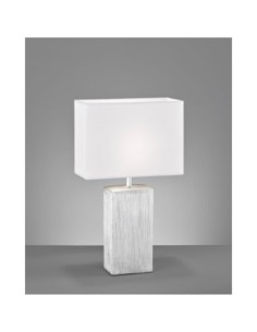 Lampe de table Flens grand modèle  grise et blanche - Fischer & Honsel Leluminaireled.com 2