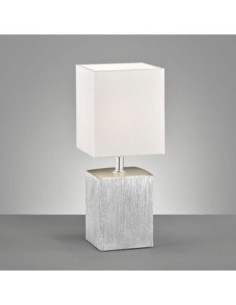 Lampe de table petit modèle  grise et blanche - Fischer & Honsel - Flens Leluminaireled.com 2