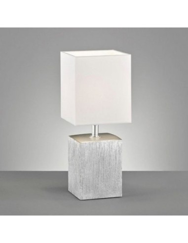 Lampe de table petit modèle  grise et blanche - Fischer & Honsel - Flens Leluminaireled.com
