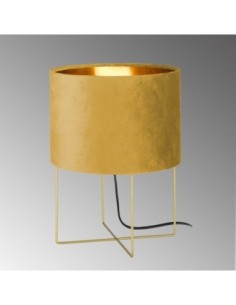 Lampe de table Aura grand modèle moutarde - Fischer & Honsel Leluminaireled.com