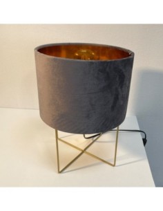 Lampe de table Aura grand modèle gris - Fischer & Honsel Leluminaireled.com