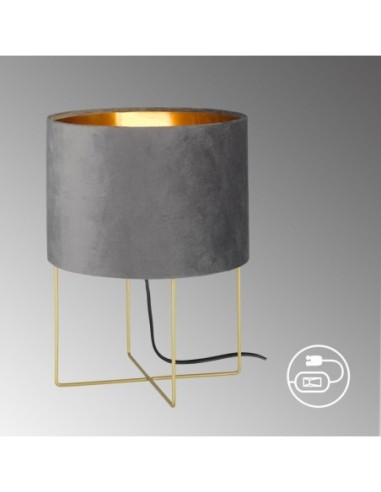 Lampe de table Aura grand modèle gris - Fischer & Honsel Leluminaireled.com