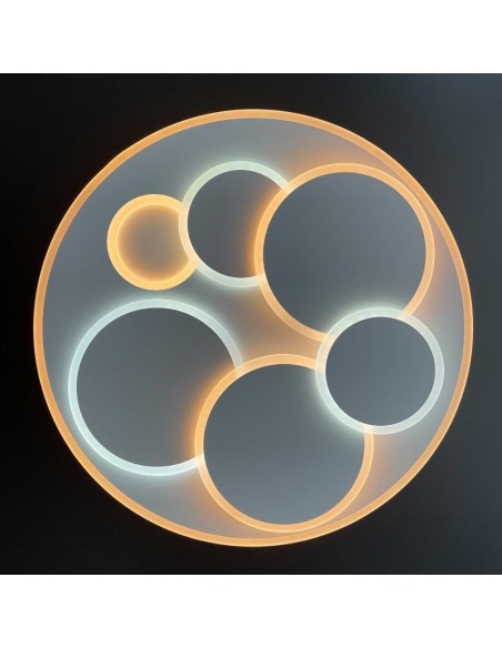 Plafonnier/applique Led CCT Dots rond - Fischer & Honsel Leluminaireled.com