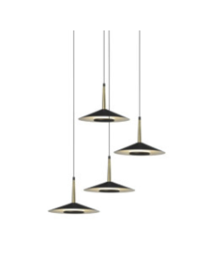Suspension Led Orion 4 points lumineux - Mantra Leluminaireled.com