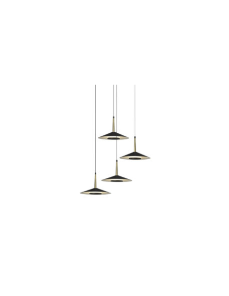 Suspension Led Orion 4 points lumineux - Mantra Leluminaireled.com
