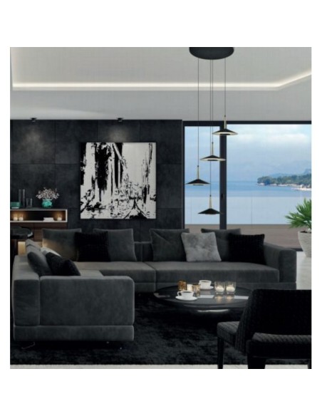 Suspension Led Orion 4 points lumineux - Mantra Leluminaireled.com