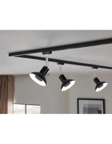 9W réflecteur noire - Paulmann Leluminaireled.com