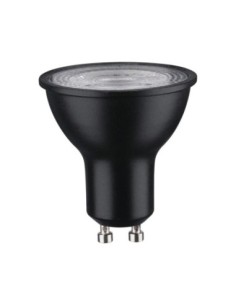 Ampoule Led GU10 dimmable 7W blanc chaud noire - Paulmann Leluminaireled.com