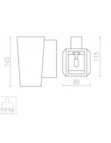 Applique  intérieure - Kubis - Rendl Light Studio Leluminaireled.com