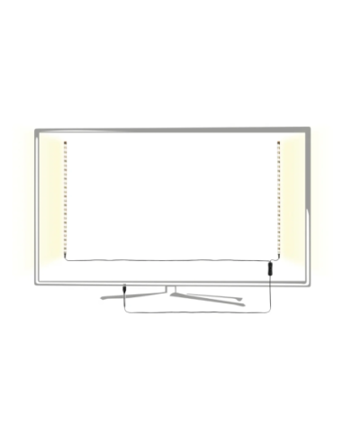 Kit ruban Led 3000k pour TV 1m - Paulmann Leluminaireled.com