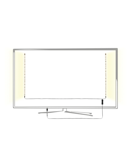 Kit ruban Led 3000k pour TV 1m - Paulmann Leluminaireled.com