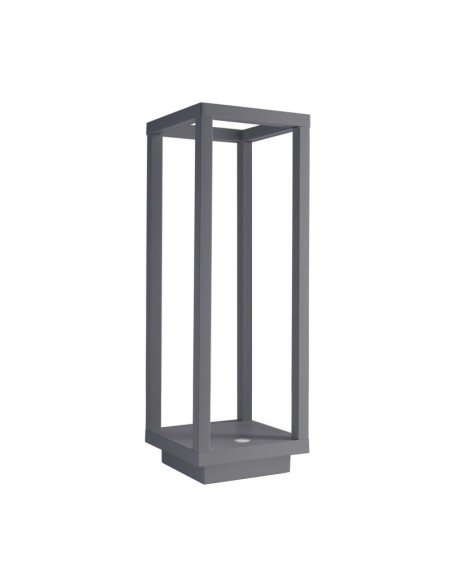 Lampe de table autonome rechargeable USB Crucis grise - Dekolight Leluminaireled.com