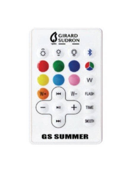 Lampadaire Enceinte solaire bluetooth éclairant RGBW Summer - Girard Sudron Leluminaireled.com