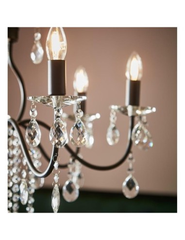 Suspension  baroque 6 points lumineux Mary - Markslöjd Leluminaireled.com