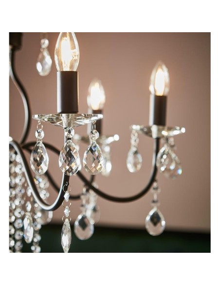 Suspension  baroque 6 points lumineux Mary - Markslöjd Leluminaireled.com