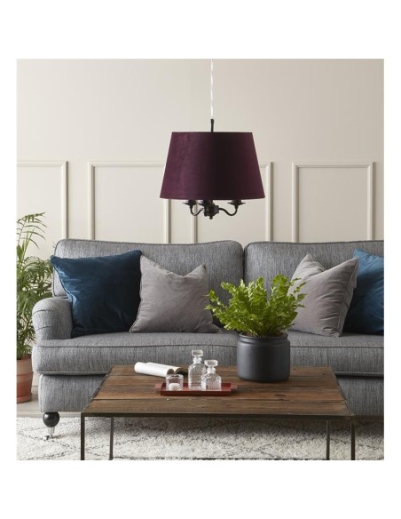 Suspension  baroque 3 points lumineux Jamie - Markslöjd Leluminaireled.com