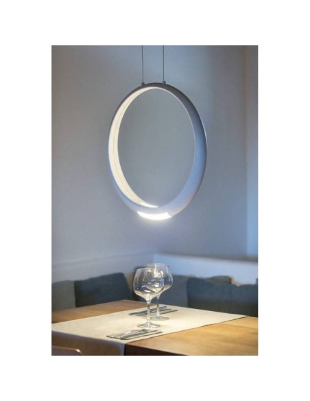 Suspension Led Ring blanche - Mantra Leluminaireled.com