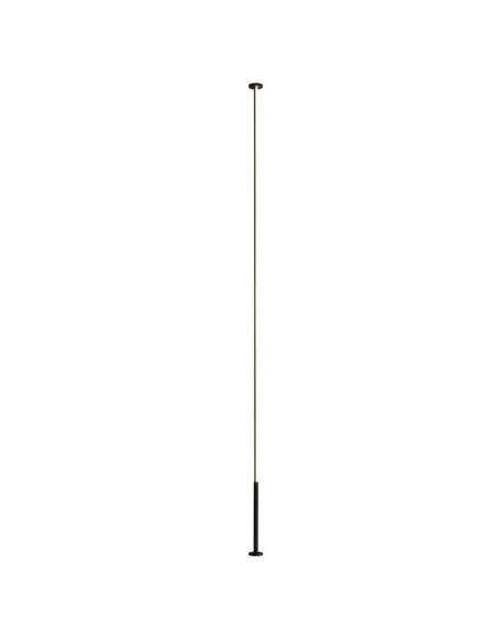 Lampadaire Led Vertical noir - Mantra Leluminaireled.com