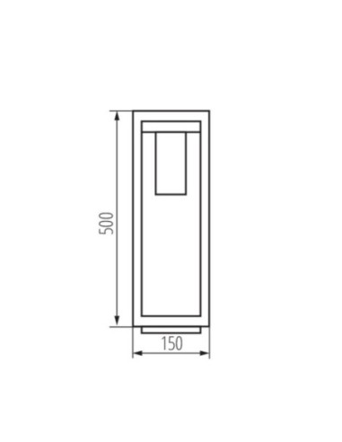 Borne Led extérieure  50 cm - Kanlux -  Vimo Leluminaireled.com