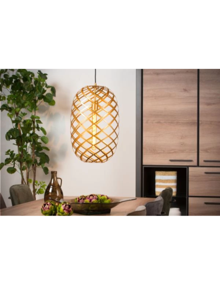 Suspension intérieure Led Wolfram 32 dorée - Lucide Leluminaireled.com