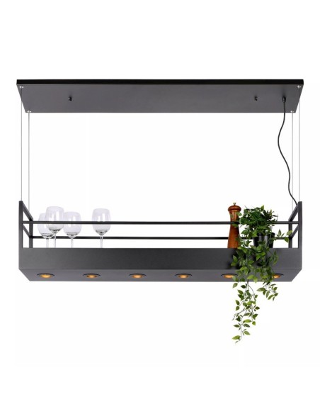 Suspension intérieure Led Miravelle 6 points lumineux - Lucide Leluminaireled.com