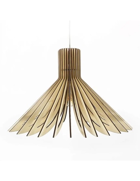 Suspension Led bois Ava - Atelier Loupiote Leluminaireled.com