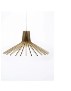 Suspension Led bois Azur - Atelier Loupiote Leluminaireled.com