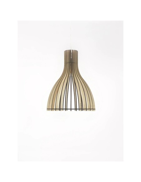 Suspension Led bois Ariel - Atelier Loupiote Leluminaireled.com