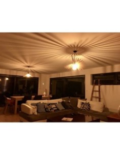 Suspension Led bois Albatros 80 - Atelier Loupiote Leluminaireled.com 2