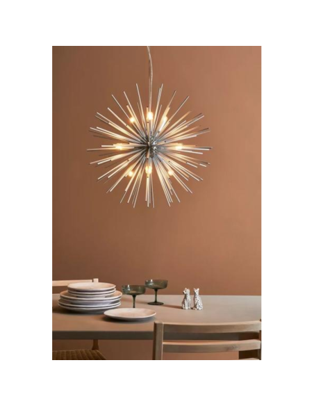 Suspension Led Soleil chrome - Markslöjd Leluminaireled.com