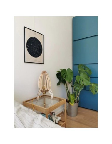 Lampe de table Led bois Ariane - Atelier Loupiote Leluminaireled.com