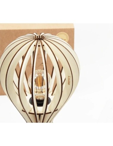 Lampe de table Led bois Archimède - Atelier Loupiote Leluminaireled.com