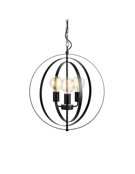 Suspension Led Orbit noire - Markslöjd Leluminaireled.com