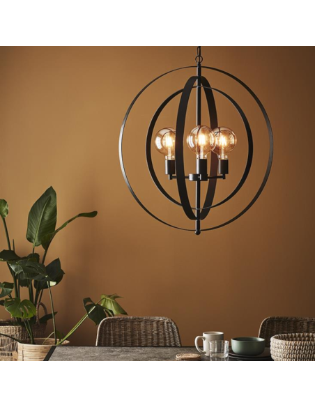 Suspension Led Orbit noire - Markslöjd Leluminaireled.com