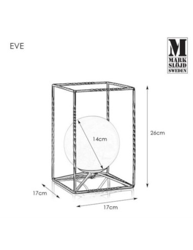 Lampe de table design Eve - Markslojd Leluminaireled.com