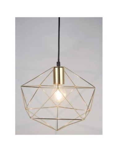 Suspension métal Led Vega or - Sampa Helios Leluminaireled.com