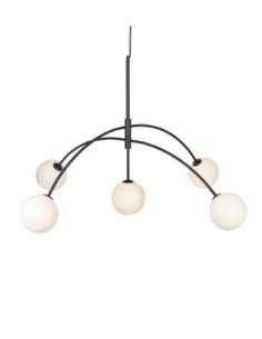 Suspension Heaven noire 5 points lumineux - Markslöjd Leluminaireled.com